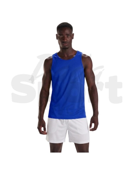 Canotta Tecnica Sportiva Roly Andre Smanicata Azzurro