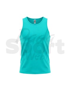 Canotta Tecnica Sportiva Roly Andre Smanicata Turchese 2