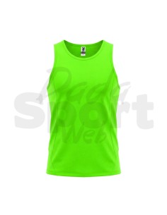 Canotta Tecnica Sportiva Roly Andre Smanicata Lime 2