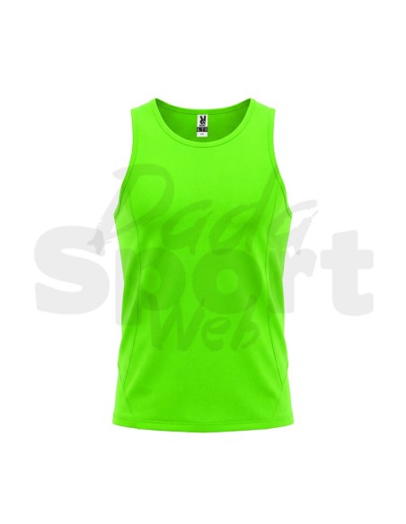 Canotta Tecnica Sportiva Roly Andre Smanicata Lime