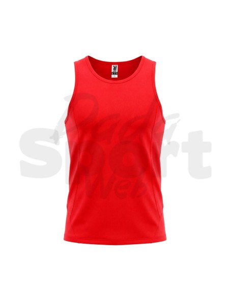Canotta Tecnica Sportiva Roly Andre Smanicata Rosso