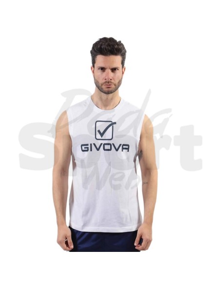 Canotta da Allenamento Givova Cotone Sponsor Logo Big