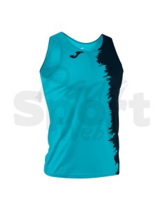 CANOTTA RUNNING JOMA modello PICASHO TURCHESE FLUO/BLU... 2