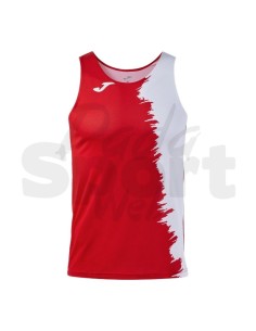 CANOTTA RUNNING JOMA modello PICASHO ROSSO BIANCO |...