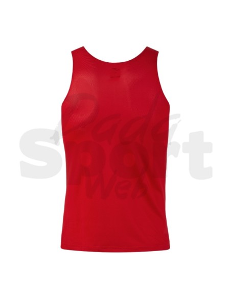 CANOTTA RUNNING JOMA modello PICASHO ROSSO BIANCO | Micro-Mesh