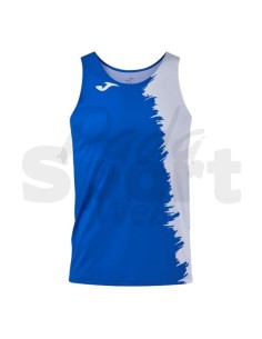 CANOTTA RUNNING JOMA modello PICASHO AZZURRO BIANCO |...