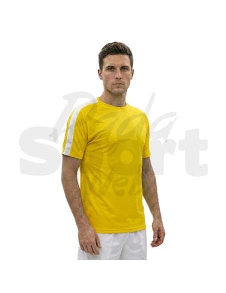 MAGLIA CALCIO GEMS ARIES GIALLO | Linea Basic Raglan | Gara e Allenamento