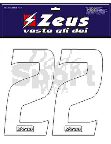 NUMERAZIONE PICCOLA COMPLETA 1-30 ZEUS