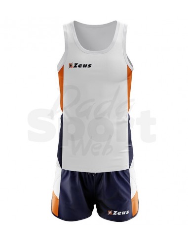 KIT BRUNO ZEUS COMPLETI RUNNING BIANCO ARANCIO