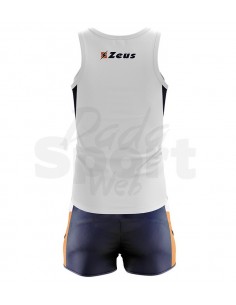 KIT BRUNO ZEUS COMPLETI RUNNING BIANCO ARANCIO 2
