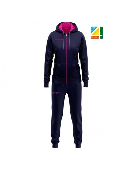 TUTA GIVOVA DONNA TUTA SPORTIVA DONNA
