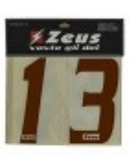 NUMERAZIONE COMPLETA 1-22 ZEUS ALTEZZA 20 cm
